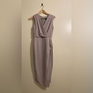 Blaque Label Midi Dress - Soft Lavender. Size Xs